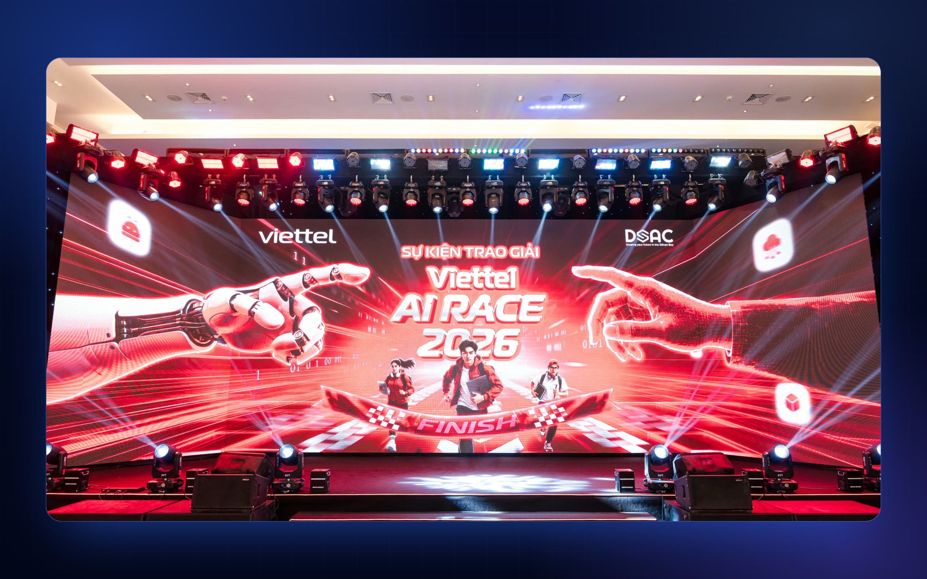 The Viettel AI Race 2026 awards stage
